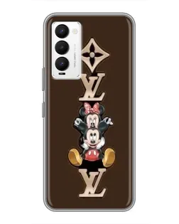 Чехол для TECNO Camon 18 / Camon 18P с картинкой «LV и Микки Маус»