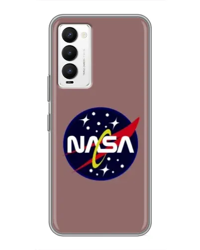 Чехол для TECNO Camon 18 / Camon 18P с картинкой «NASA — ретро космос» Чехол для TECNO Camon 18 / Camon 18P с картинкой «NASA — ретро космос»