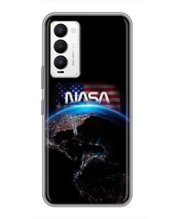 Чехол для TECNO Camon 18 / Camon 18P с картинкой «Земля из космоса NASA» Чехол для TECNO Camon 18 / Camon 18P с картинкой «Земля из космоса NASA»