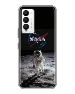 Чехол для TECNO Camon 18 / Camon 18P с картинкой «Астронавт на Луне» Чехол для TECNO Camon 18 / Camon 18P с картинкой «Астронавт на Луне»