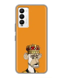 Чехол для TECNO Camon 18 / Camon 18P с картинкой «Золотая обезьяна Bored Ape»