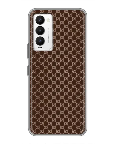Чехол для TECNO Camon 18 / Camon 18P с картинкой «Gucci — шоколадная сетка» Чехол для TECNO Camon 18 / Camon 18P с картинкой «Gucci — шоколадная сетка»