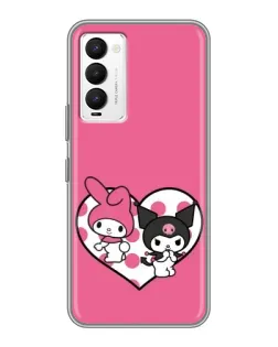 Чехол для TECNO Camon 18 / Camon 18P с картинкой «Kuromi и My Melody» Чехол для TECNO Camon 18 / Camon 18P с картинкой «Kuromi и My Melody»