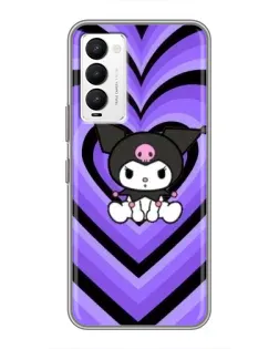Чехол для TECNO Camon 18 / Camon 18P с картинкой «Kuromi и фиолетовые сердца» Чехол для TECNO Camon 18 / Camon 18P с картинкой «Kuromi и фиолетовые сердца»
