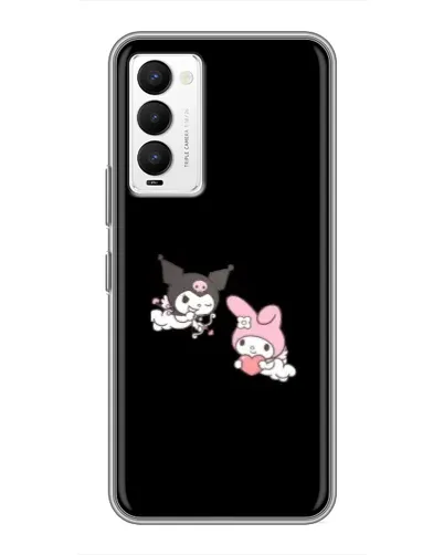 Чехол для TECNO Camon 18 / Camon 18P с картинкой «My Melody и Kuromi»