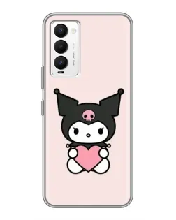 Чехол для TECNO Camon 18 / Camon 18P с картинкой «Kuromi и сердце» Чехол для TECNO Camon 18 / Camon 18P с картинкой «Kuromi и сердце»