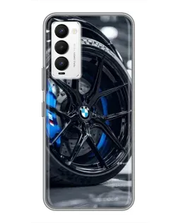 Чохол для TECNO Camon 18 / Camon 18P з картинкою «Колесо BMW зблизька»