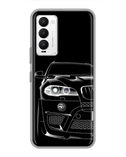 Чохол для TECNO Camon 18 / Camon 18P з картинкою «Темний силует BMW»