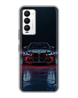 Чохол для TECNO Camon 18 / Camon 18P з картинкою «BMW на мокрій дорозі»
