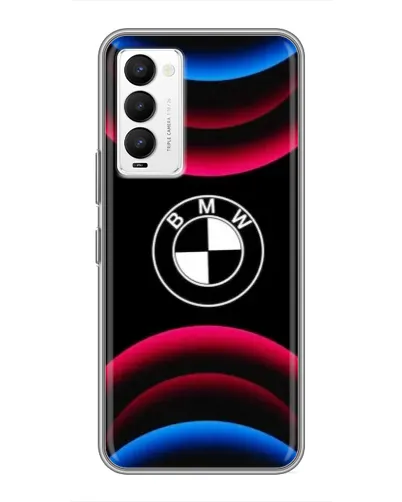 Чохол для TECNO Camon 18 / Camon 18P з картинкою «Логотип BMW та неонові дуги» Чохол для TECNO Camon 18 / Camon 18P з картинкою «Логотип BMW та неонові дуги»