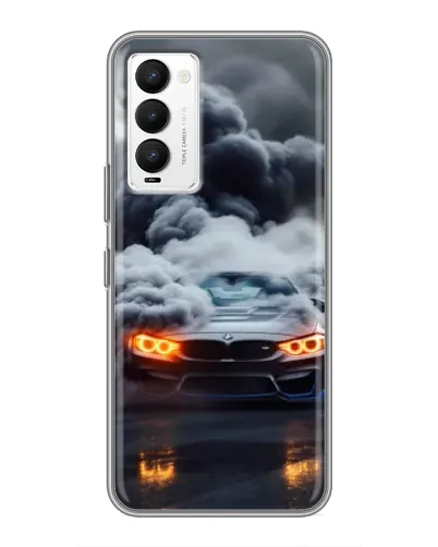 Чохол для TECNO Camon 18 / Camon 18P з картинкою «BMW у диму» Чохол для TECNO Camon 18 / Camon 18P з картинкою «BMW у диму»