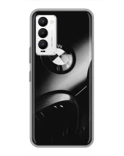 Чохол для TECNO Camon 18 / Camon 18P з картинкою «Емблема BMW — макро»