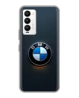 Чохол для TECNO Camon 18 / Camon 18P з картинкою «Логотип BMW — мінімалізм»