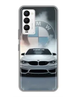 Чехол для TECNO Camon 18 / Camon 18P с картинкой «BMW в белом дыму» Чехол для TECNO Camon 18 / Camon 18P с картинкой «BMW в белом дыму»