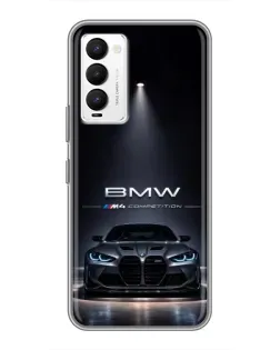 Чехол для TECNO Camon 18 / Camon 18P с картинкой «BMW сквозь ночной город» Чехол для TECNO Camon 18 / Camon 18P с картинкой «BMW сквозь ночной город»