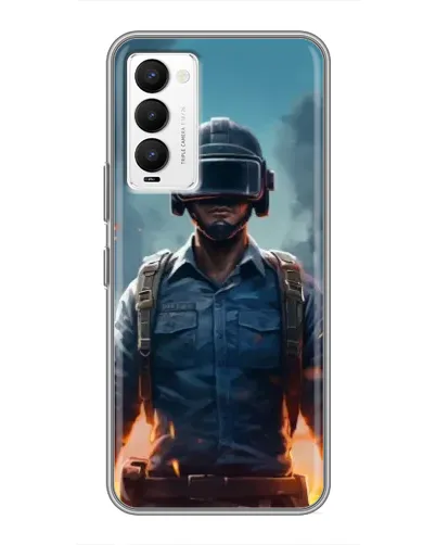 Чохол для TECNO Camon 18 / Camon 18P з картинкою «PUBG — реалістичний герой» Чохол для TECNO Camon 18 / Camon 18P з картинкою «PUBG — реалістичний герой»