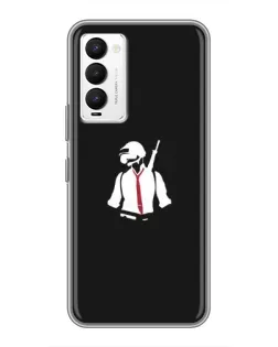 Чохол для TECNO Camon 18 / Camon 18P з картинкою «PUBG — силует воїна» Чохол для TECNO Camon 18 / Camon 18P з картинкою «PUBG — силует воїна»