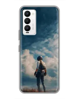 Чохол для TECNO Camon 18 / Camon 18P з картинкою «Герой PUBG на скелі» Чохол для TECNO Camon 18 / Camon 18P з картинкою «Герой PUBG на скелі»