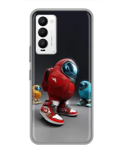 Чехол для TECNO Camon 18 / Camon 18P с картинкой «Among Us — 3D стиль»