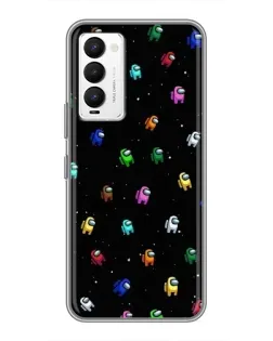 Чехол для TECNO Camon 18 / Camon 18P с картинкой «Экипаж Among Us»