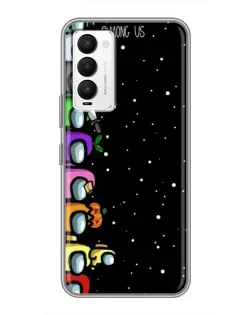 Чехол для TECNO Camon 18 / Camon 18P с картинкой «Команда Among Us»