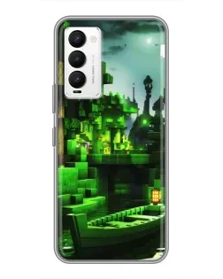 Чохол для TECNO Camon 18 / Camon 18P з картинкою «Minecraft лісовий пейзаж» Чохол для TECNO Camon 18 / Camon 18P з картинкою «Minecraft лісовий пейзаж»