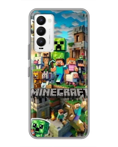 Чохол для TECNO Camon 18 / Camon 18P з картинкою «Замок Minecraft» Чохол для TECNO Camon 18 / Camon 18P з картинкою «Замок Minecraft»