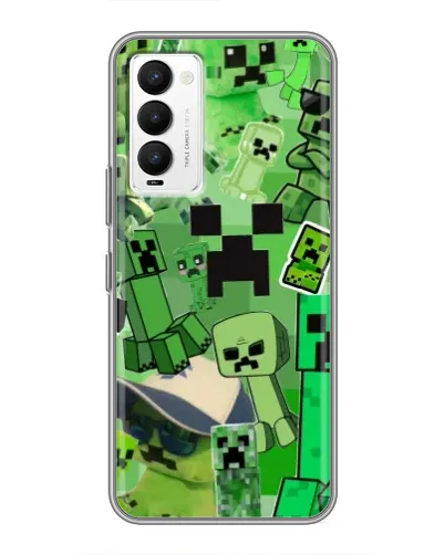 Чохол для TECNO Camon 18 / Camon 18P з картинкою «Кріпери Minecraft» Чохол для TECNO Camon 18 / Camon 18P з картинкою «Кріпери Minecraft»