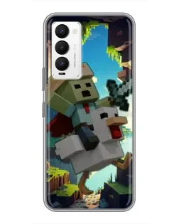 Чохол для TECNO Camon 18 / Camon 18P з картинкою «Стів та гусь» Чохол для TECNO Camon 18 / Camon 18P з картинкою «Стів та гусь»
