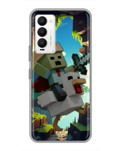 Чохол для TECNO Camon 18 / Camon 18P з картинкою «Стів та гусь» Чохол для TECNO Camon 18 / Camon 18P з картинкою «Стів та гусь»