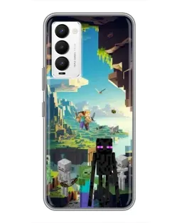 Чохол для TECNO Camon 18 / Camon 18P з картинкою «Ендермен у лісі» Чохол для TECNO Camon 18 / Camon 18P з картинкою «Ендермен у лісі»