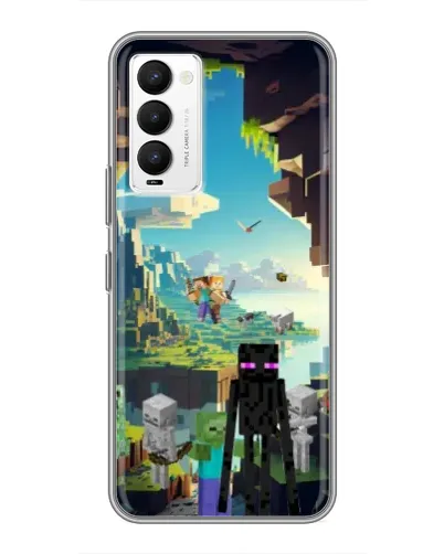 Чохол для TECNO Camon 18 / Camon 18P з картинкою «Ендермен у лісі» Чохол для TECNO Camon 18 / Camon 18P з картинкою «Ендермен у лісі»