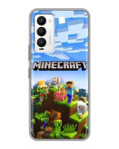 Чохол для TECNO Camon 18 / Camon 18P з картинкою «Minecraft класичний світ» Чохол для TECNO Camon 18 / Camon 18P з картинкою «Minecraft класичний світ»