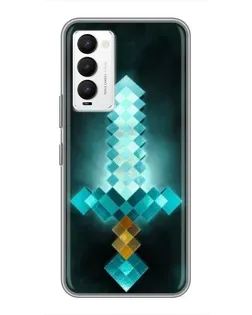 Чохол для TECNO Camon 18 / Camon 18P з картинкою «Алмазний меч неон» Чохол для TECNO Camon 18 / Camon 18P з картинкою «Алмазний меч неон»