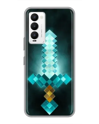 Чохол для TECNO Camon 18 / Camon 18P з картинкою «Алмазний меч неон» Чохол для TECNO Camon 18 / Camon 18P з картинкою «Алмазний меч неон»
