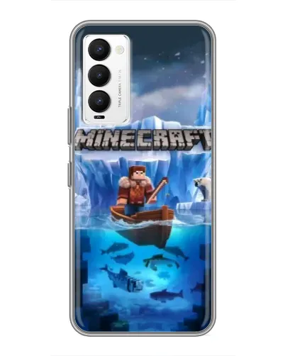Чохол для TECNO Camon 18 / Camon 18P з картинкою «Minecraft льодянийсвіт» Чохол для TECNO Camon 18 / Camon 18P з картинкою «Minecraft льодянийсвіт»