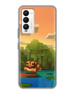 Чохол для TECNO Camon 18 / Camon 18P з картинкою «Майнкрафт захід сонця» Чохол для TECNO Camon 18 / Camon 18P з картинкою «Майнкрафт захід сонця»