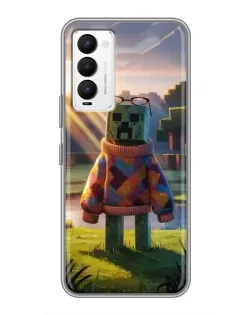 Чохол для TECNO Camon 18 / Camon 18P з картинкою «Кріпер у светрі» Чохол для TECNO Camon 18 / Camon 18P з картинкою «Кріпер у светрі»