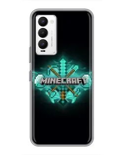 Чохол для TECNO Camon 18 / Camon 18P з картинкою «Minecraft Diamond лого» Чохол для TECNO Camon 18 / Camon 18P з картинкою «Minecraft Diamond лого»