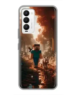 Чохол для TECNO Camon 18 / Camon 18P з картинкою «Стів у лісі» Чохол для TECNO Camon 18 / Camon 18P з картинкою «Стів у лісі»
