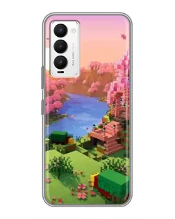 Чохол для TECNO Camon 18 / Camon 18P з картинкою «Рожеве дерево Minecraft» Чохол для TECNO Camon 18 / Camon 18P з картинкою «Рожеве дерево Minecraft»