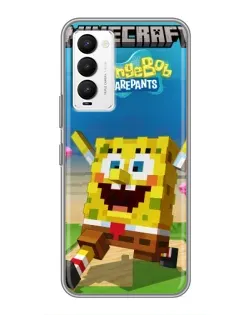 Чохол для TECNO Camon 18 / Camon 18P з картинкою «Губка Боб Minecraft» Чохол для TECNO Camon 18 / Camon 18P з картинкою «Губка Боб Minecraft»