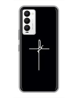 Чехол для TECNO Camon 18 / Camon 18P с картинкой «Тонкий крест» Чехол для TECNO Camon 18 / Camon 18P с картинкой «Тонкий крест»