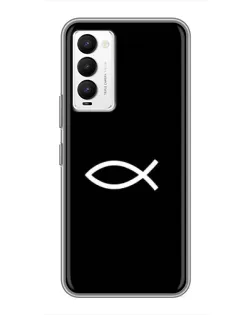 Чехол для TECNO Camon 18 / Camon 18P с картинкой «Символ рыбы Jesus» Чехол для TECNO Camon 18 / Camon 18P с картинкой «Символ рыбы Jesus»