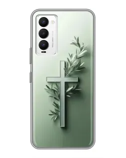 Чехол для TECNO Camon 18 / Camon 18P с картинкой «Оливковая ветвь» Чехол для TECNO Camon 18 / Camon 18P с картинкой «Оливковая ветвь»
