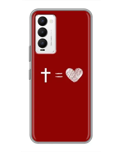 Чехол для TECNO Camon 18 / Camon 18P с картинкой «Уравнение любви» Чехол для TECNO Camon 18 / Camon 18P с картинкой «Уравнение любви»