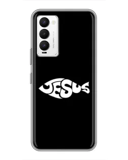 Чехол для TECNO Camon 18 / Camon 18P с картинкой «Рыба Jesus» Чехол для TECNO Camon 18 / Camon 18P с картинкой «Рыба Jesus»