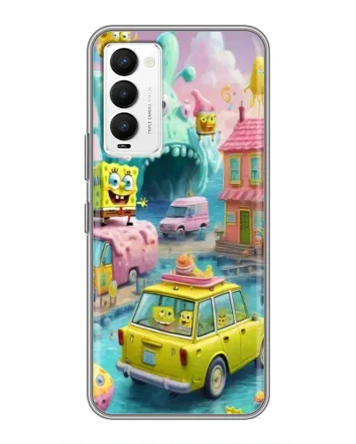 Чехол для TECNO Camon 18 / Camon 18P с картинкой «Монстр-трак приключения»