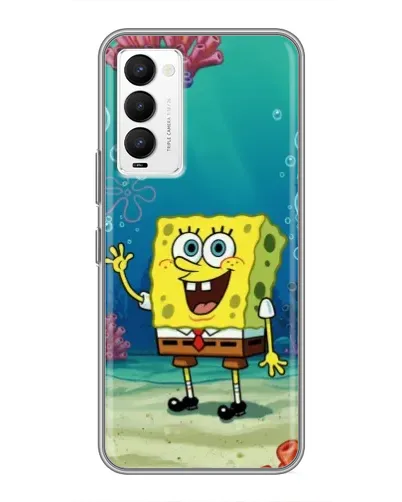 Чехол для TECNO Camon 18 / Camon 18P с картинкой «Подводный привет»