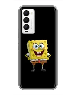 Чехол для TECNO Camon 18 / Camon 18P с картинкой «Классический Губка Боб»